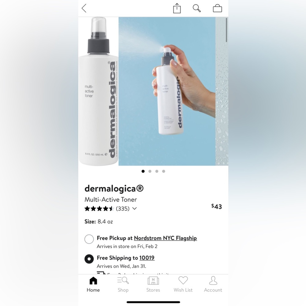 Dermalogica active toner - BRAND NEW